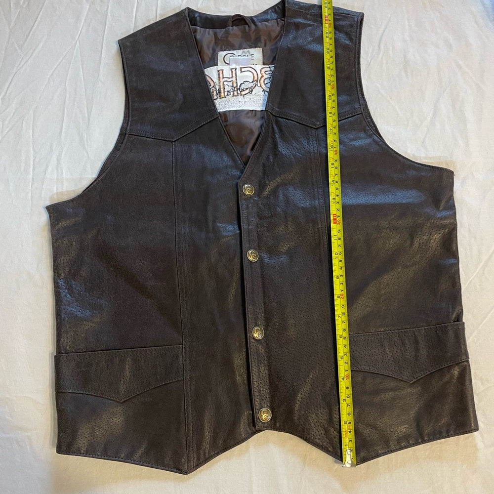 Cripple Creek - Leather Horseman’s Vest